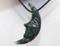 Preview: moss agate with cord or silver 925