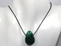 Preview: malachite with cord or silver 925