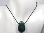 Preview: malachite with cord or silver 925