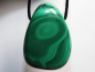 Preview: malachite with cord or silver 925