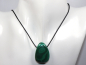 Preview: malachite with cord or silver 925
