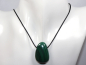 Preview: malachite with cord or silver 925