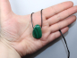 Preview: malachite with cord or silver 925