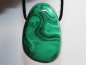 Preview: malachite with cord or silver 925
