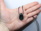 Preview: moss agate with cord or silver 925