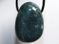 Preview: moss agate with cord or silver 925