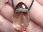 Preview: smoky quartz with cord or silver 925