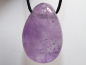 Preview: amethyst with cord or silver 925