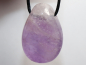 Preview: amethyst with cord or silver 925