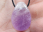 Preview: amethyst with cord or silver 925