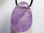 Preview: amethyst with cord or silver 925