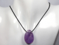 Preview: amethyst with cord or silver 925