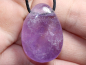 Preview: amethyst with cord or silver 925