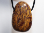 Preview: snake jasper with cord or silver 925