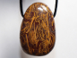 Preview: snake jasper with cord or silver 925