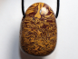 Preview: snake jasper with cord or silver 925