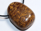 Preview: snake jasper with cord or silver 925