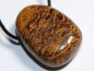 Preview: snake jasper with cord or silver 925