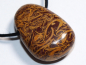 Preview: snake jasper with cord or silver 925
