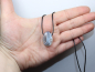 Preview: Botswana agate with cord or silver 925