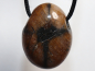 Preview: cross stone with cord or silver 925