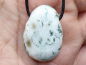Preview: tree agate with cord or silver 925