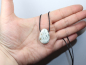 Preview: tree agate with cord or silver 925