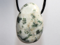 Preview: tree agate with cord or silver 925