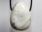 Preview: tree agate with cord or silver 925