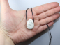 Preview: tree agate with cord or silver 925