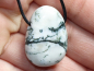 Preview: tree agate with cord or silver 925