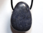 Preview: sapphire with cord or silver 925