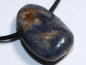 Preview: sapphire with cord or silver 925