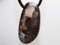Preview: Boulder opal with cord