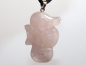 Preview: rose quartz with cord or silver 925