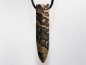 Preview: leopard rhyolite with cord or silver 925
