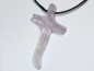 Preview: amethyst with cord or silver 925