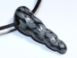 Preview: snowflake obsidian with cord or silver 925