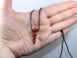 Preview: roter Jaspis mit Band oder Silber 925