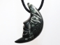 Preview: chrysanthemum stone with cord or silver 925