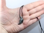 Preview: chrysanthemum stone with cord or silver 925