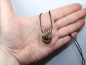 Preview: rhodonite with cord or silver 925
