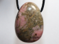 Preview: rhodonite with cord or silver 925