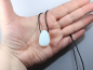 Preview: opal glass with cord or silver 925