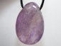 Preview: amethyst with cord or silver 925