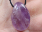 Preview: amethyst with cord or silver 925