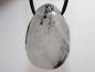 Preview: tourmaline quartz with cord or silver 925