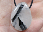Preview: tourmaline quartz with cord or silver 925
