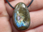Preview: labradorite with cord or silver 925