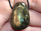 Preview: labradorite with cord or silver 925